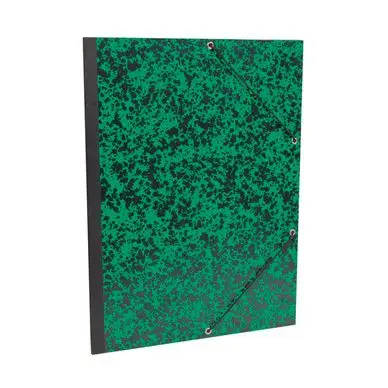 Nouvelle Collection Carton à dessin Annonay vert à élastiques 26x33cm - Clairefontaine