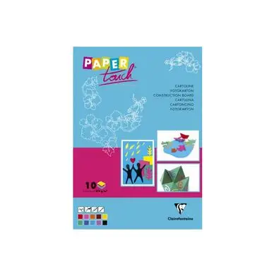 Papier créatif 270g A4 Cartoline bloc de 10 teintes - Clairefontaine Acheter En Ligne