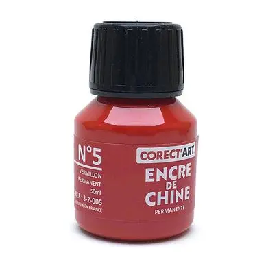 Encre de Chine 50 ml - Corect'Art Meilleur Prix