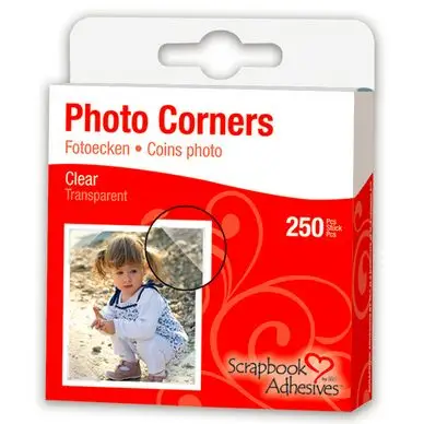 Coins photo adhésifs transparents 250 pièces - Artemio Vente Directe