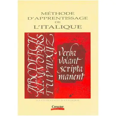 Dernier Modèle Livre méthode d'apprentissage de calligraphie italique - Corect'Art