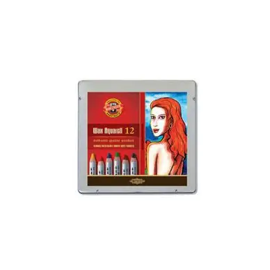 Meilleur Choix Crayon Wax aquarell par 12 étui métal - Koh I Noor