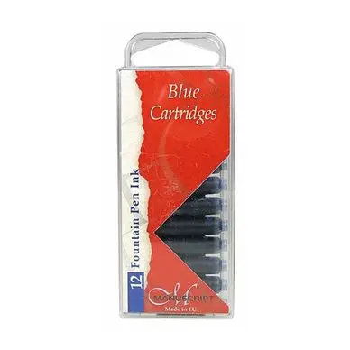 Cartouche d'encre bleue par 12 - Corect'Art Soldes