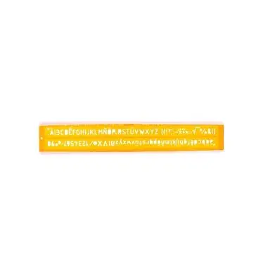 Meilleure Vente Normographe iso alphabet hauteur de lettre 7 mm - Minerva