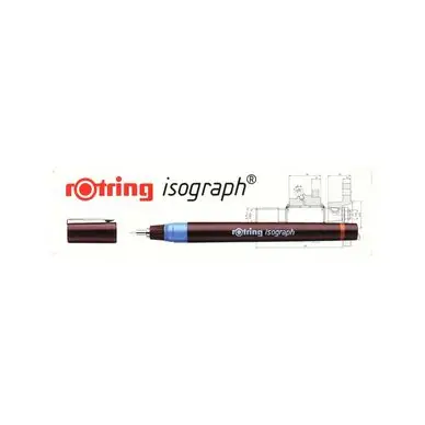 Livraison Express Stylo à pointe tubulaire calibrée Isograph Ø0.35mm - Rotring