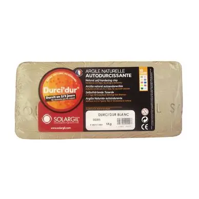 Haute Qualité Argile auto-durcissante Durci'Dur 5kg - Solargil