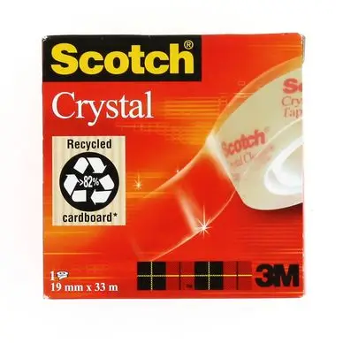 Ruban adhésif Crystal 19mm x 33m - Scotch Commander Maintenant