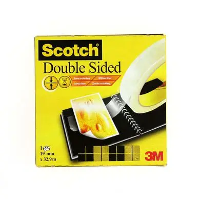 Seulement Aujourd'hui Ruban adhésif double-face 19mm x 33m sans protecteur - Scotch