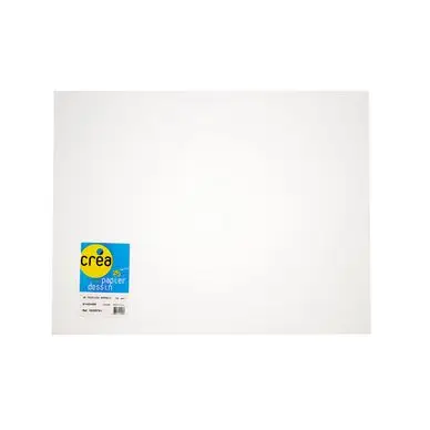 Papier à dessin 120 g 50 x 65 cm - Manipack de 25 feuilles - Créa Offre Spéciale
