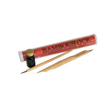 Authentique Set de calligraphie contenant un porte-plume, un calame, de l'encre de Chine 8ml - Corect'Art