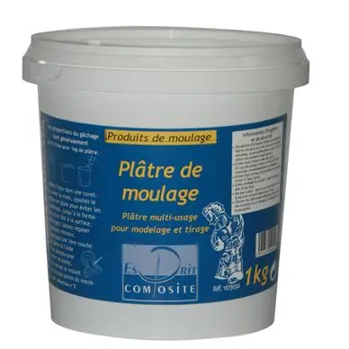 Prix Promo Plâtre de moulage 1kg - Esprit Composite