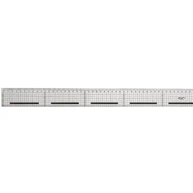 Règle de coupe 100 cm bord acier - Graphoplex Nouvel Arrivage