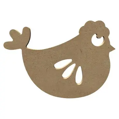 Prix Choc Support en médium Poule Ajourée 15 cm - Aladine