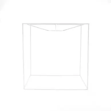 Promotion Saisonnière Carré bagué coin vif 30 x 30 cm - Fil Cuivré (Le)