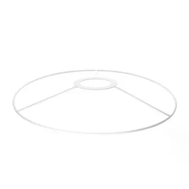 Carcasse d'abat-jour cercle bagué Ø 35 cm - Fil Cuivré (Le) Réduction