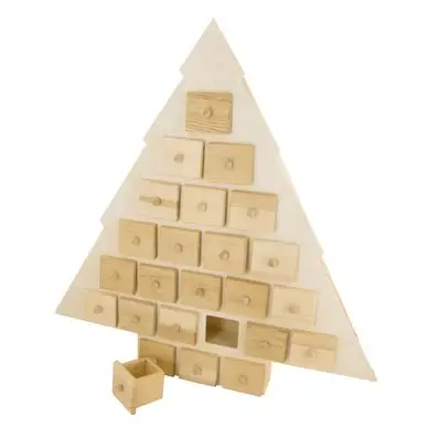 Sapin de l'Avent à tiroirs 56 x 53 x 6,5 cm - CTOP Expédition Rapide