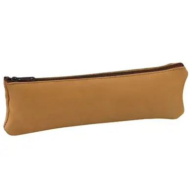 Petite trousse plate en cuir - Oxford Prix Réduit