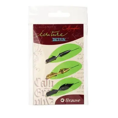 Plume d'écriture x 3 - Brause Acheter Direct