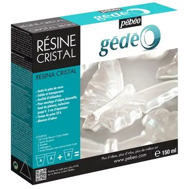 Prix Promo Kit résine 150ml cristal - Pébéo