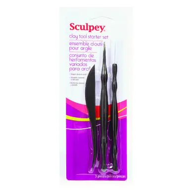 Authentique Set de 3 outils de modelage - Sculpey
