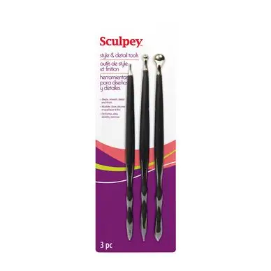 Affaire À Saisir Outils de modelage détails et finitions x 3 - Sculpey