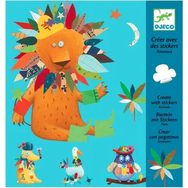 Promotion Saisonnière Planche d'autocollants pour les touts petits 1000 stickers - Djeco
