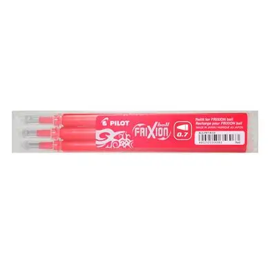 Promotion Recharges d'encre rouge pour FriXion Ball par 3 - Pilot