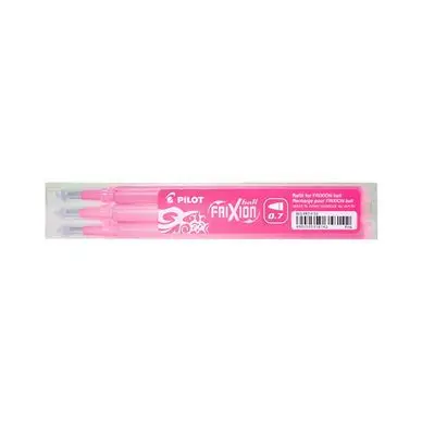 Top Vente Set de 3 recharges d'encre rose pour le Frixion Ball Clicker - Pilot