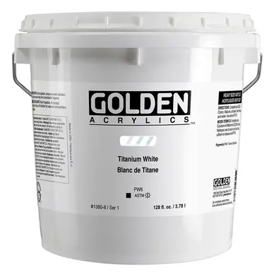 Affaire À Saisir Peinture acrylique Heavy Body 3.78L - 1380 Blanc de titane S1 - Golden