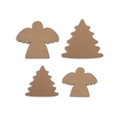 Prix Choc Anges et Sapin en bois medium - Toga