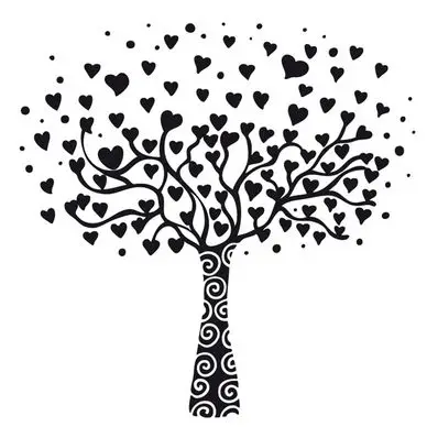 Usine Directe Tampon Arbre à coeur - Aladine