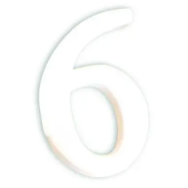 Solde Chiffre en papier mâché petit 6 - Décopatch
