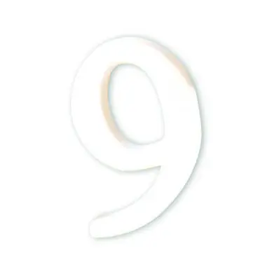 Chiffre en papier mâché petit 9 - Décopatch Prix Cassé