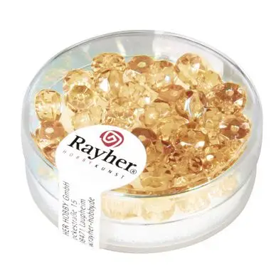 Perles facettées dépolies 4 mm x 100 pces - Rayher Commander Vite
