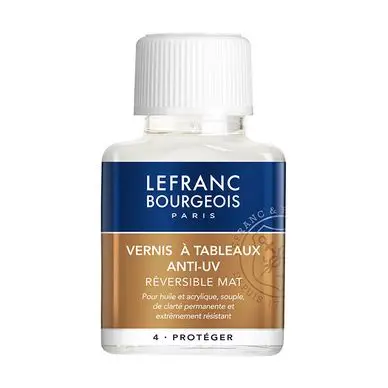 Vernis anti-UV mat 75 ml - Lefranc Bourgeois Paiement Sécurisé