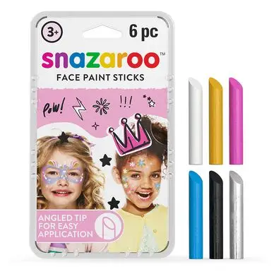 Petit Prix Maquillage Set de 6 Sticks Fantaisie - Snazaroo