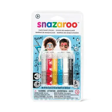 Achetez Aujourd'hui Maquillage Set de 6 Sticks Aventure - Snazaroo