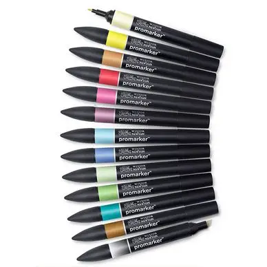 Marqueur Promarker 13 pcs Set 2 - Winsor & Newton Meilleur Prix