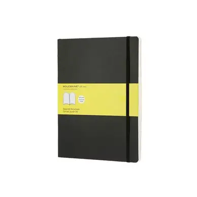 Carnet de notes quadrillé 19 X 25 noir - Moleskine Promotion Saisonnière