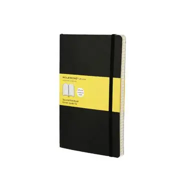 Solde Carnet de notes souple quadrillé 13 X 21 noir - Moleskine