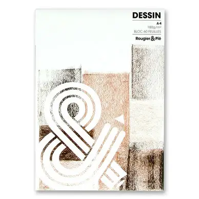 Bloc à dessin 180 g/m² 60 feuilles A4 - Créa Nouveauté