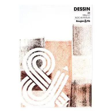 Offre Spéciale Bloc à dessin 180 g/m² 60 feuilles A3 - Rougier&Plé