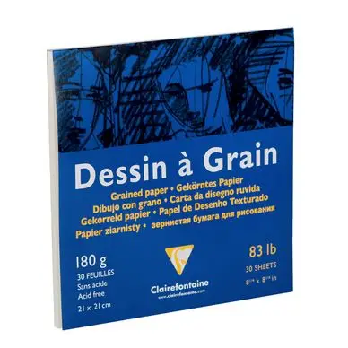 Bloc de papier à grain 180 g/m² - Clairefontaine Promotion