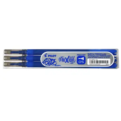 Recharges d'encre bleue pour FriXion Point par 3 - Pilot Populaire