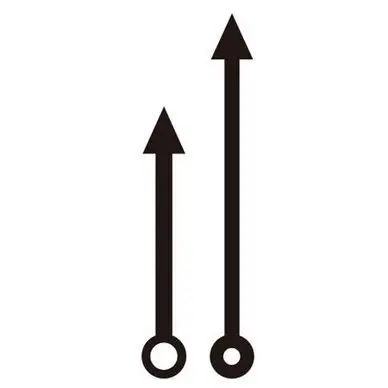Paiement Sécurisé Aiguilles pour horloge Flèches 6 et 8 cm - Artemio