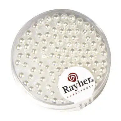 Vente Directe Perles en verre renaissance blanc - Rayher