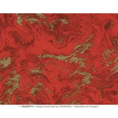 Papier Italien 50 x 70 cm 85 g/m² Marbré rouge et or - Esprit Papier Acheter En Ligne