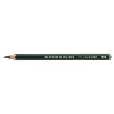 Crayon graphite pointe large Ø 5,3mm - Castell 9000 Jumbo - Faber-Castell Meilleur Prix
