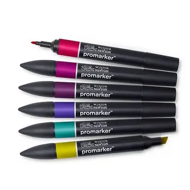 Offre Spéciale Set de 6 Promarker tons riches - Winsor & Newton