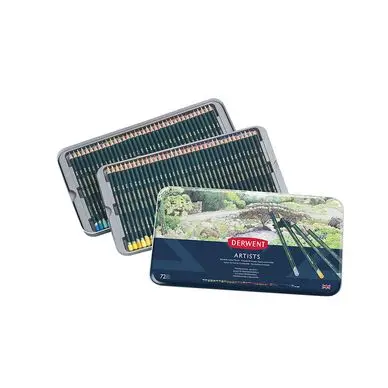 Promotion Saisonnière Crayon de couleur Artists Boîte métal 72 pcs - Derwent